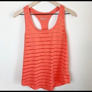 Zyia Striped Tank - Sheer - Size M
